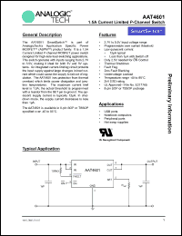 Click here to download AAT4601IHS-B1 Datasheet