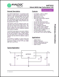 Click here to download AAT3215IJS-3.0-T1 Datasheet