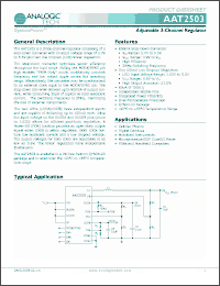 Click here to download AAT2503 Datasheet