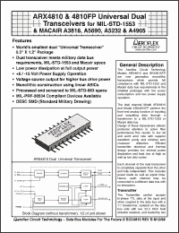 Click here to download ARX4810-201-2 Datasheet