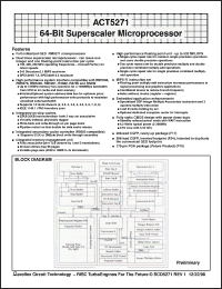 Click here to download ACT-5271PC-150F17Q Datasheet