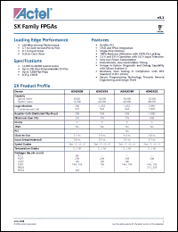 Click here to download A54SX16PP-3BGG208 Datasheet