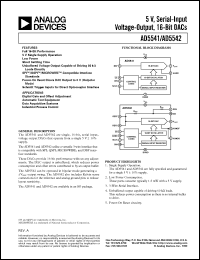 Click here to download AD5542 Datasheet
