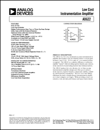 Click here to download AD622ARZ Datasheet