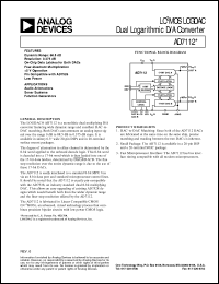 Click here to download AD7112BNZ Datasheet