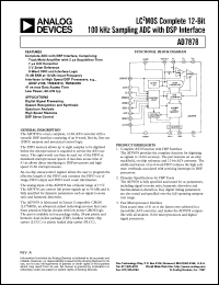 Click here to download AD7878LP-REEL Datasheet