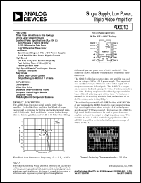 Click here to download AD8013ARZ-14-R7 Datasheet