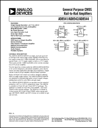 Click here to download AD8542 Datasheet