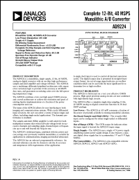 Click here to download AD9224ARSZ Datasheet