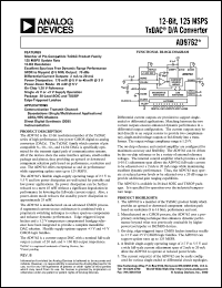 Click here to download AD9762ARZ Datasheet