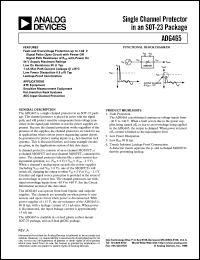 Click here to download ADG465BRT-REEL7 Datasheet