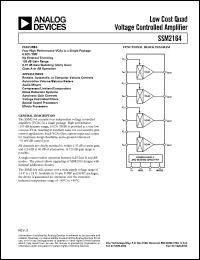 Click here to download SSM2164 Datasheet