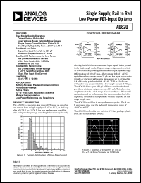 Click here to download AD820BRZ-REEL Datasheet