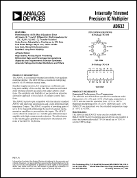 Click here to download AD632SH Datasheet