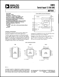 Click here to download AD7543JP Datasheet