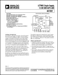 Click here to download AD7892SQ-1 Datasheet