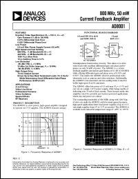 Click here to download AD8001ACHIPS Datasheet