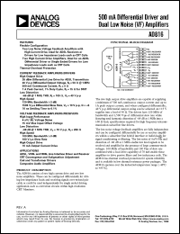 Click here to download AD816AYR Datasheet