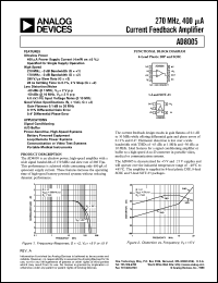 Click here to download AD8005AR-REEL Datasheet
