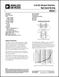 Click here to download AD8045ACP-REEL Datasheet