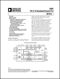 Click here to download AD7013ARS Datasheet