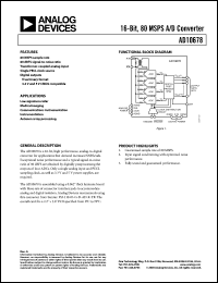 Click here to download AD10678/PCB Datasheet