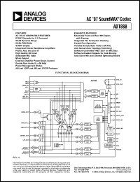 Click here to download AD1888JST-REEL Datasheet