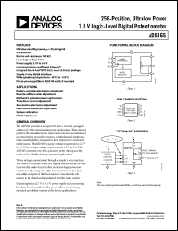 Click here to download AD5165BUJZ100-R7 Datasheet