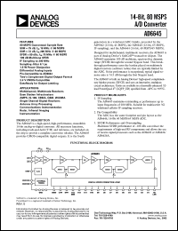 Click here to download AD6645PCB Datasheet