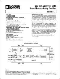 Click here to download AD73311LARS-REEL7 Datasheet