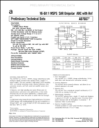 Click here to download AD7650 Datasheet