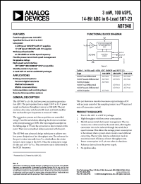 Click here to download AD7940BRMZ Datasheet