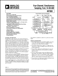 Click here to download AD7865YS-3 Datasheet