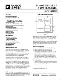 Click here to download AD7922ARMZ-REEL7 Datasheet