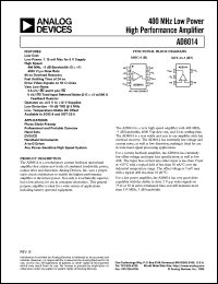 Click here to download AD8014AChips Datasheet