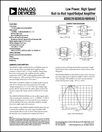 Click here to download AD8040ARU-REEL7 Datasheet
