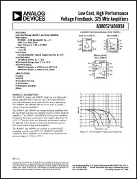 Click here to download AD8058AR-REEL7 Datasheet