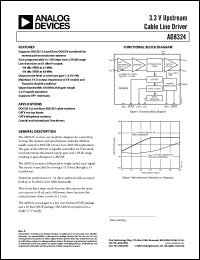 Click here to download AD8324ACP Datasheet