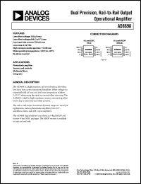 Click here to download AD8698ARZ-REEL Datasheet