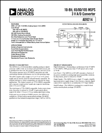 Click here to download AD9214-105PCB Datasheet