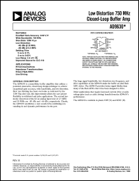 Click here to download AD9630AR-REEL Datasheet