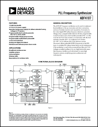 Click here to download ADF4107BCP-REEL7 Datasheet