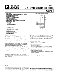 Click here to download ADG774BR Datasheet