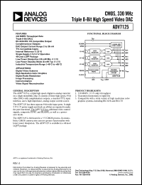 Click here to download ADV7125KST50 Datasheet