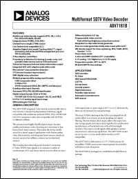 Click here to download ADV7181 Datasheet