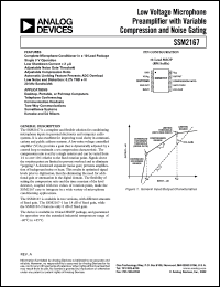 Click here to download SSM2167 Datasheet