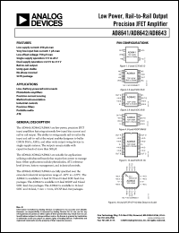 Click here to download AD8642ARZ-REEL7 Datasheet