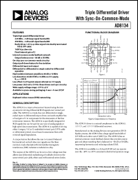 Click here to download AD8134ACPZ-REEL7 Datasheet