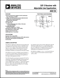 Click here to download AD8128ACPZ-R2 Datasheet