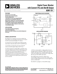 Click here to download ADM1191 Datasheet